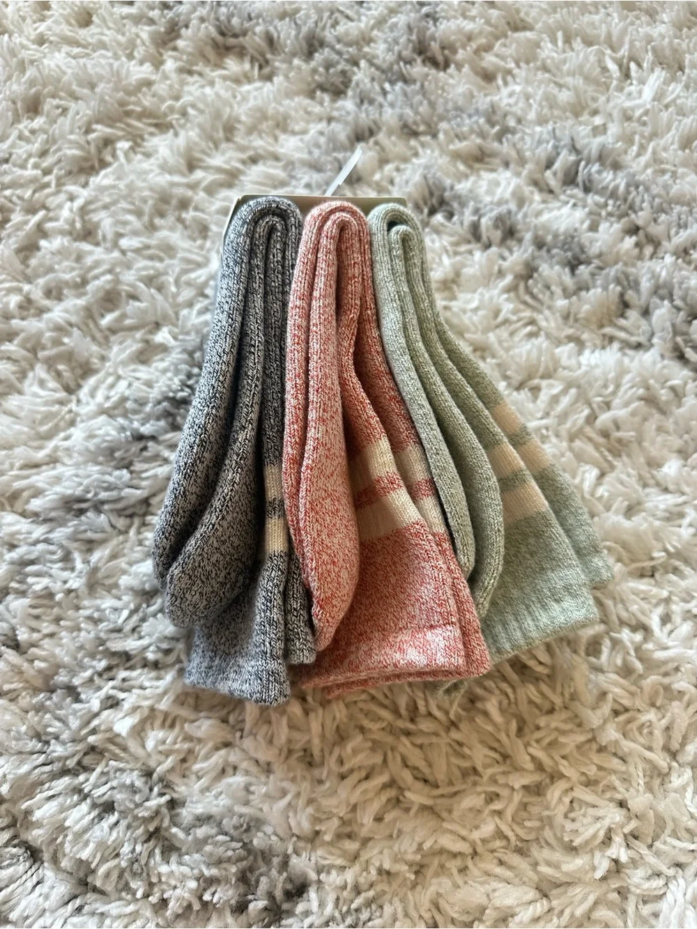 American Eagle AE Striped Crew Socks 3-Pack